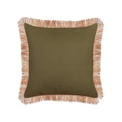 Poduszka dekoracyjna MITELLA Welur 45 x 45 cm Niebieski Wzór kwiatowy Poduszka dekoracyjna MITELLA Welur 45 x 45 cm Niebieski Wzór kwiatowy