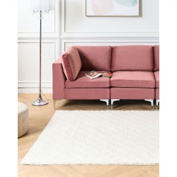 Dywan sztuczne futro królika 160 x 230 cm biały GHARO Dywan sztuczne futro królika 160 x 230 cm biały GHARO