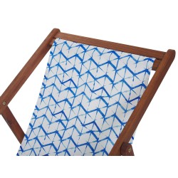 Zestaw 2 wymiennych tkanin do leżaków ogrodowych ANZIO/AVELLINO 44 x 134 cm Niebieski Zestaw 2 wymiennych tkanin do leżaków ogrodowych ANZIO/AVELLINO 44 x 134 cm Niebieski