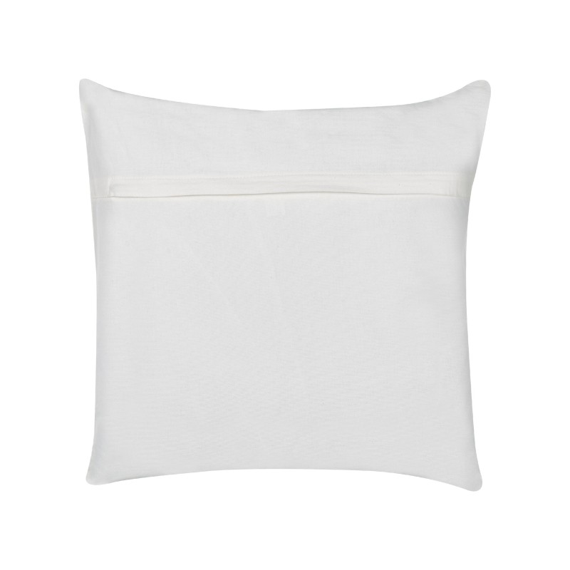 Bawełniana poduszka dekoracyjna z motywem ptaków 45 x 45 cm biała DILLENIA Bawełniana poduszka dekoracyjna z motywem ptaków 45 x 45 cm biała DILLENIA