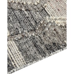 Dywan wełniany kilim 200 x 300 cm szary ARATASHEN Dywan wełniany kilim 200 x 300 cm szary ARATASHEN