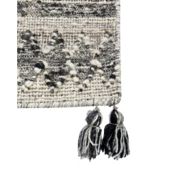 Dywan wełniany kilim 200 x 300 cm szary ARATASHEN Dywan wełniany kilim 200 x 300 cm szary ARATASHEN