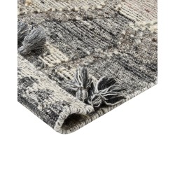 Dywan wełniany kilim 200 x 300 cm szary ARATASHEN Dywan wełniany kilim 200 x 300 cm szary ARATASHEN