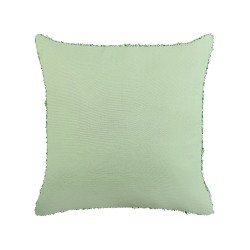 Poduszka dekoracyjna bawełniana tuftowana 45 x 45 cm zielona RHOEO Poduszka dekoracyjna bawełniana tuftowana 45 x 45 cm zielona RHOEO