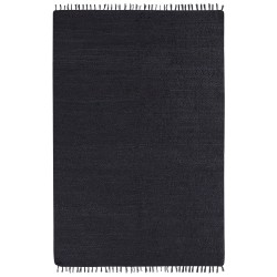 Dywan z juty 200 x 300 cm czarny SINANKOY Dywan z juty 200 x 300 cm czarny SINANKOY