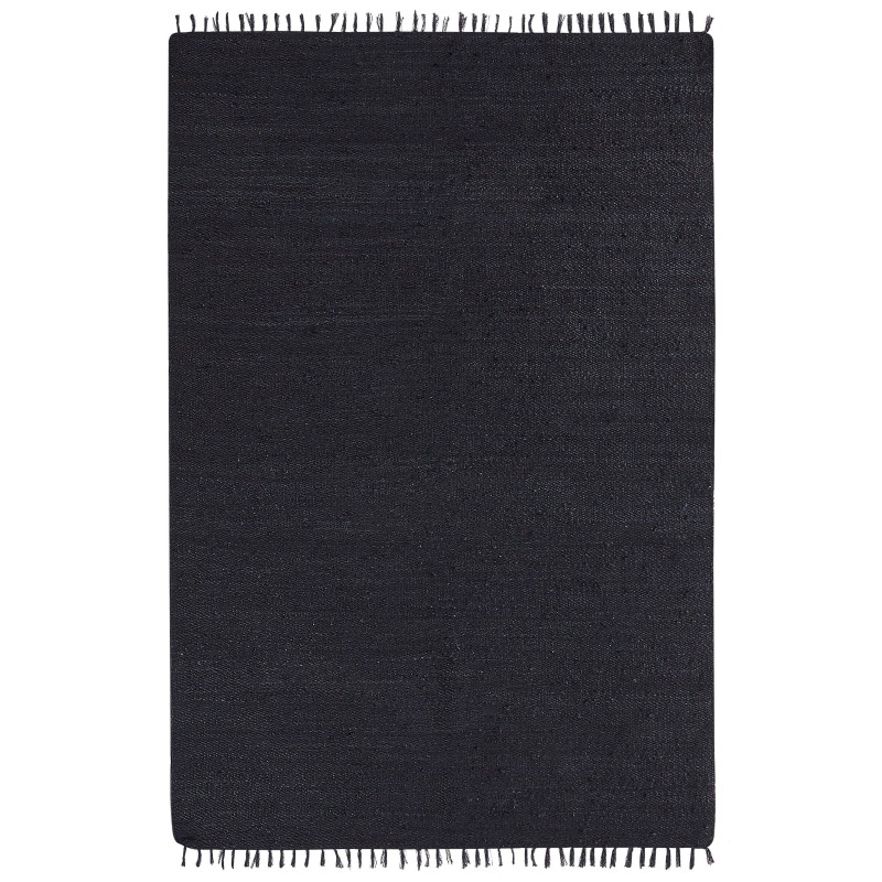 Dywan z juty 200 x 300 cm czarny SINANKOY Dywan z juty 200 x 300 cm czarny SINANKOY