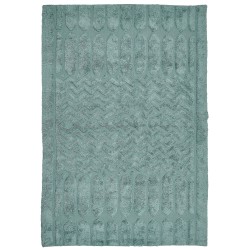 Dywan bawełniany 160 x 230 cm miętowy SIRNAK Dywan bawełniany 160 x 230 cm miętowy SIRNAK