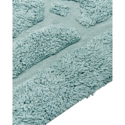 Dywan bawełniany 160 x 230 cm miętowy SIRNAK Dywan bawełniany 160 x 230 cm miętowy SIRNAK
