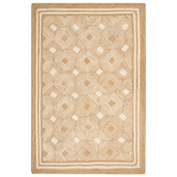 Dywan z juty 200 x 300 cm beżowy MENGEN Dywan z juty 200 x 300 cm beżowy MENGEN