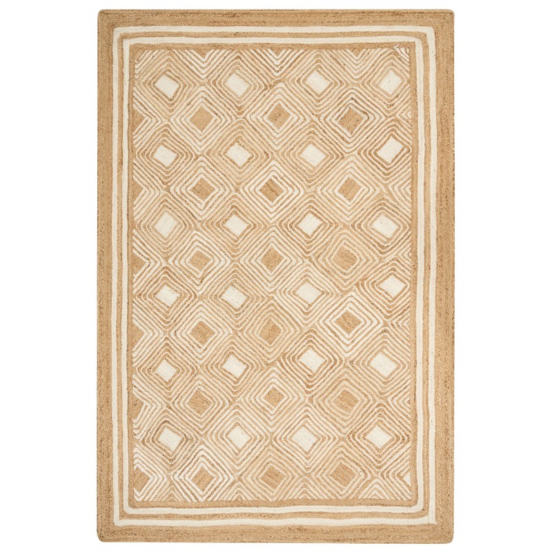 Dywan z juty 200 x 300 cm beżowy MENGEN Dywan z juty 200 x 300 cm beżowy MENGEN
