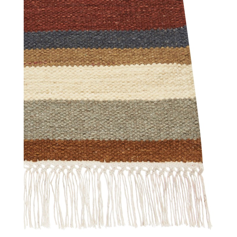 Dywan wełniany kilim 160 x 230 cm wielokolorowy MUSALER Dywan wełniany kilim 160 x 230 cm wielokolorowy MUSALER