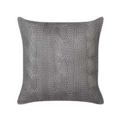 Zestaw 2 poduszek dekoracyjnych CONSTYLIS Bawełna 45 x 45 cm Ciemnoszary Jednolity Zestaw 2 poduszek dekoracyjnych CONSTYLIS Bawełna 45 x 45 cm Ciemnoszary Jednolity