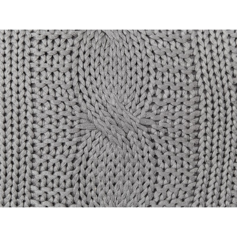 Zestaw 2 poduszek dekoracyjnych CONSTYLIS Bawełna 45 x 45 cm Ciemnoszary Jednolity Zestaw 2 poduszek dekoracyjnych CONSTYLIS Bawełna 45 x 45 cm Ciemnoszary Jednolity