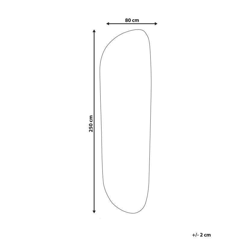 Dywan z wiskozy 80 x 250 cm ciemnozielony BERANI Dywan z wiskozy 80 x 250 cm ciemnozielony BERANI