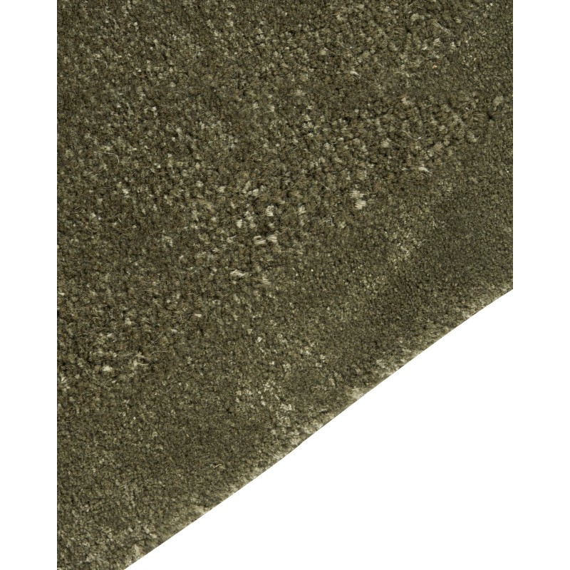 Dywan z wiskozy 80 x 250 cm ciemnozielony BERANI Dywan z wiskozy 80 x 250 cm ciemnozielony BERANI