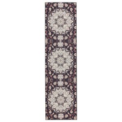 Dywan 80 x 300 cm czarno-beżowy ARITAS Dywan 80 x 300 cm czarno-beżowy ARITAS