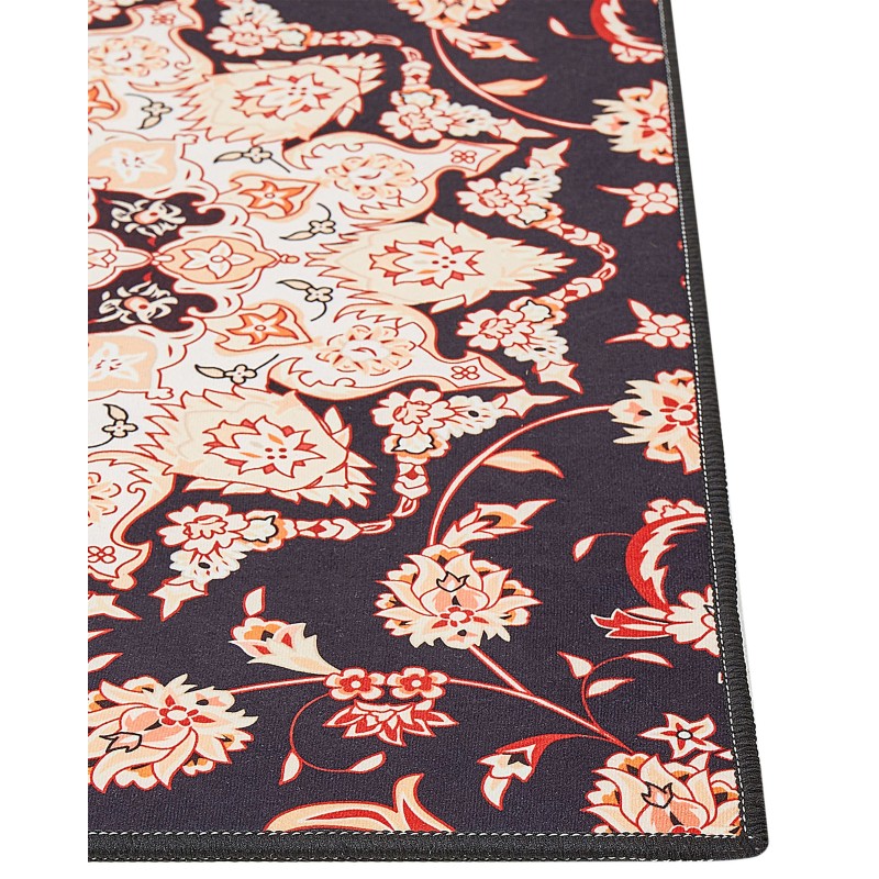 Dywan 80 x 300 cm czarno-beżowy ARITAS Dywan 80 x 300 cm czarno-beżowy ARITAS