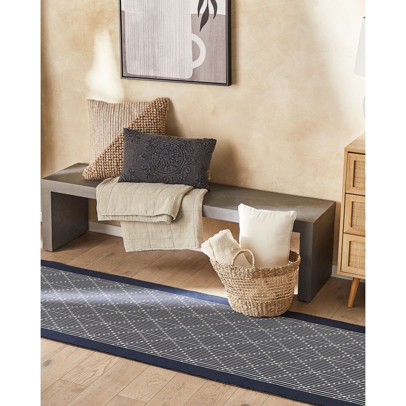 Dywan 80 x 240 cm granatowy CHARVAD Dywan 80 x 240 cm granatowy CHARVAD