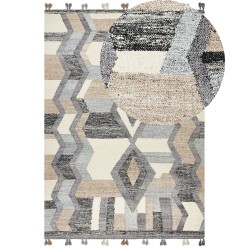 Dywan wełniany kilim 200 x 300 cm wielokolorowy AYGEZARD