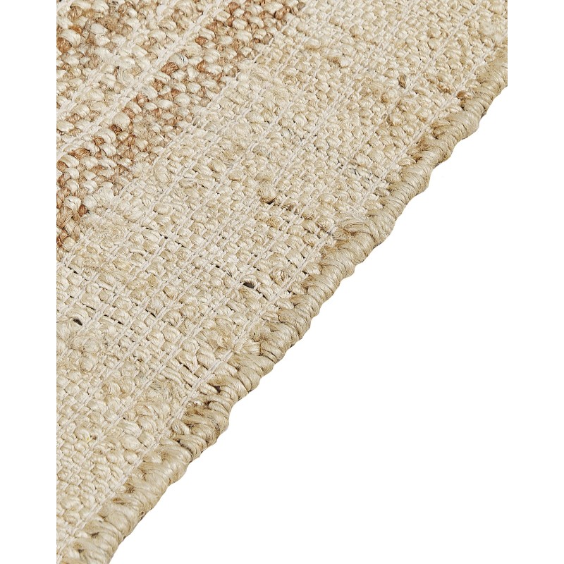 Dywan z juty 80 x 150 cm beżowy ORTAOBA Dywan z juty 80 x 150 cm beżowy ORTAOBA