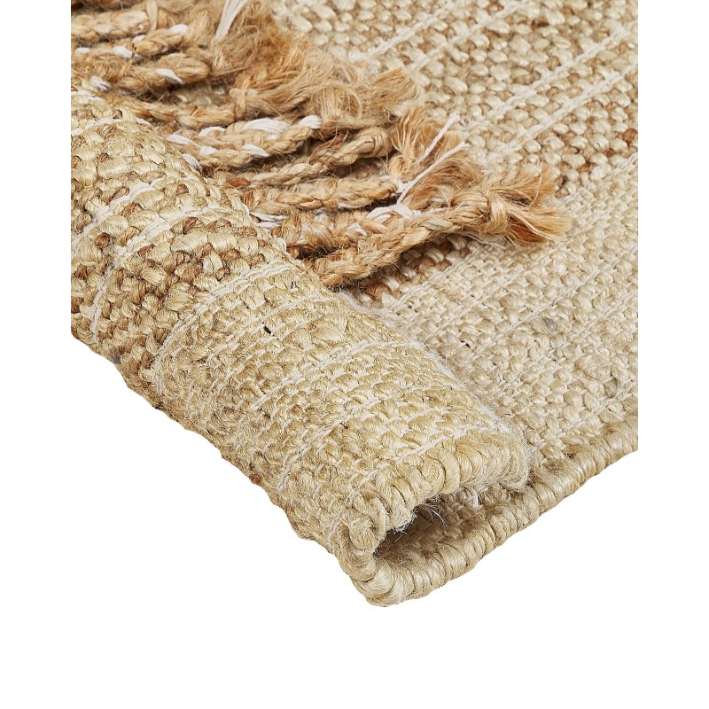 Dywan z juty 80 x 150 cm beżowy ORTAOBA Dywan z juty 80 x 150 cm beżowy ORTAOBA
