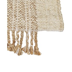 Dywan z juty 80 x 150 cm beżowy ORTAOBA Dywan z juty 80 x 150 cm beżowy ORTAOBA