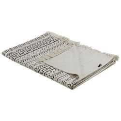 Koc PANVEL Bawełna 130 x 180 cm Biały