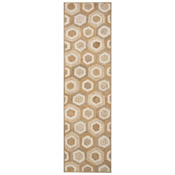 Dywan z juty 80 x 300 cm beżowy BASOREN Dywan z juty 80 x 300 cm beżowy BASOREN