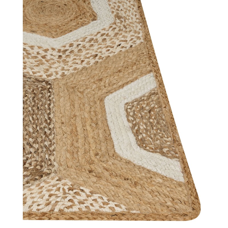 Dywan z juty 80 x 300 cm beżowy BASOREN Dywan z juty 80 x 300 cm beżowy BASOREN