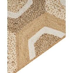 Dywan z juty 80 x 300 cm beżowy BASOREN Dywan z juty 80 x 300 cm beżowy BASOREN