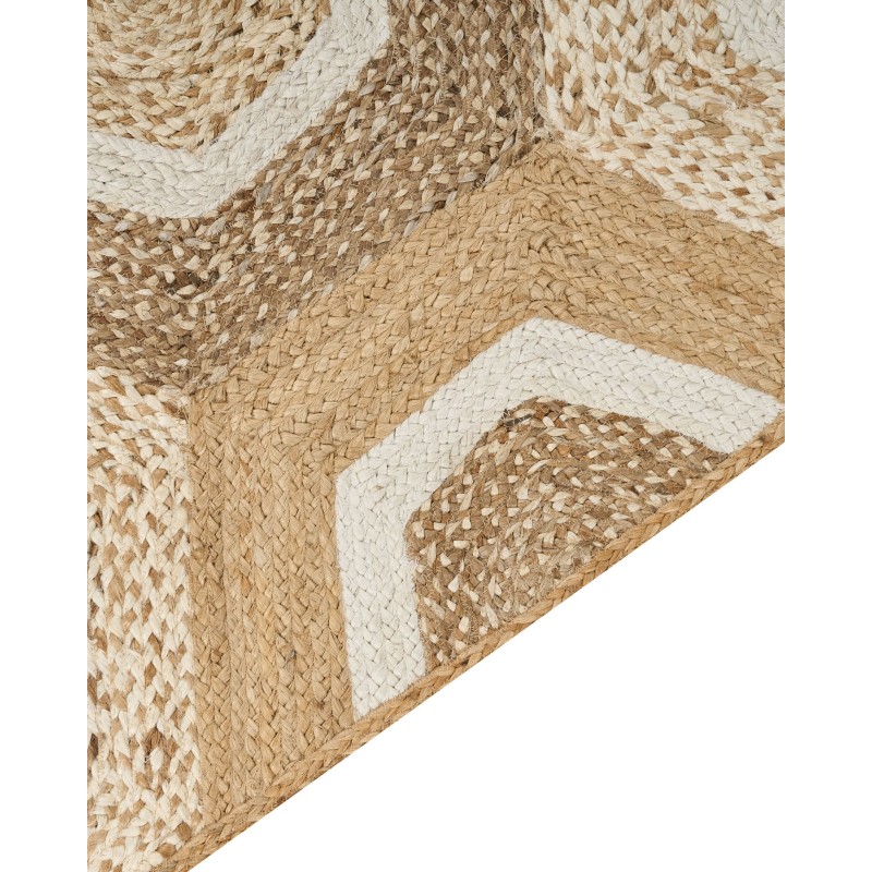 Dywan z juty 80 x 300 cm beżowy BASOREN Dywan z juty 80 x 300 cm beżowy BASOREN