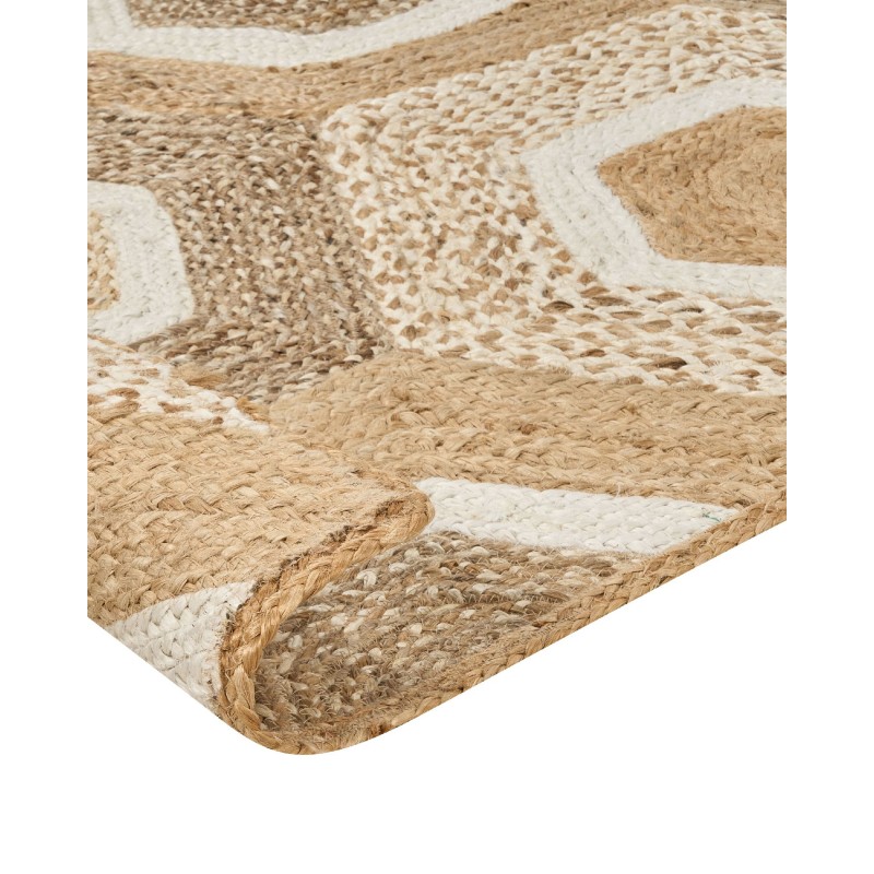 Dywan z juty 80 x 300 cm beżowy BASOREN Dywan z juty 80 x 300 cm beżowy BASOREN