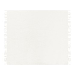 Koc CHAOHANI 200 x 220 cm Złamana biel Koc CHAOHANI 200 x 220 cm Złamana biel