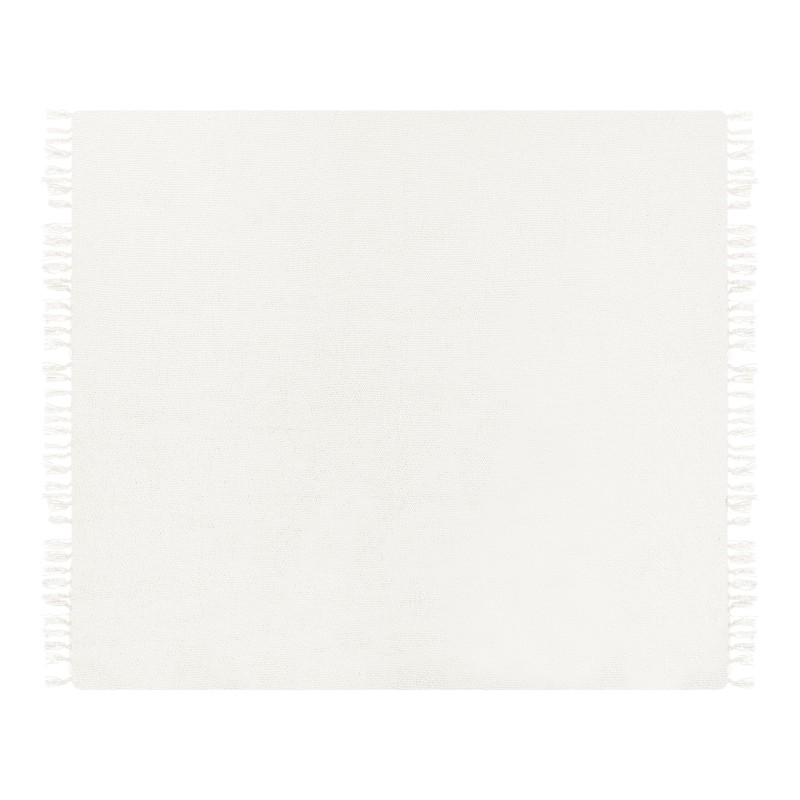 Koc CHAOHANI 200 x 220 cm Złamana biel Koc CHAOHANI 200 x 220 cm Złamana biel