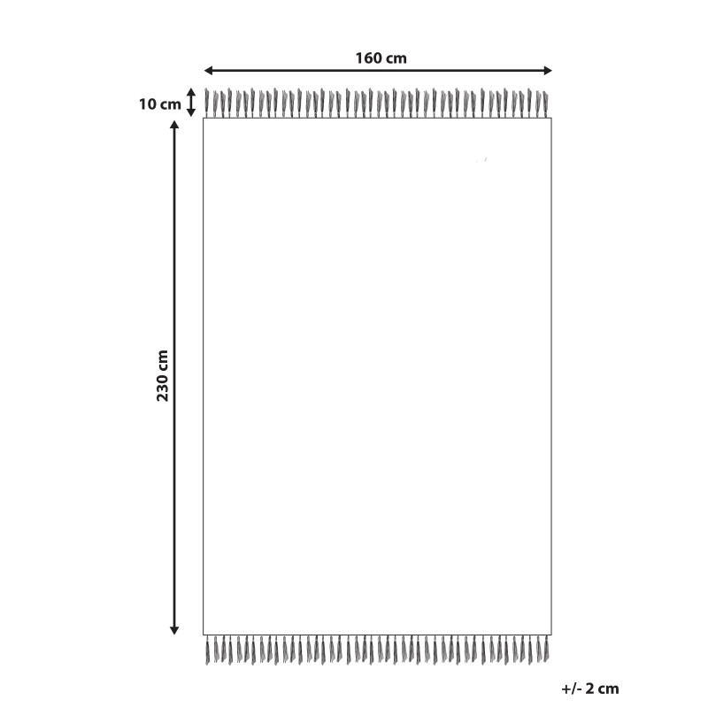 Dywan 160 x 230 cm jasnoczerwony MALHIA Dywan 160 x 230 cm jasnoczerwony MALHIA