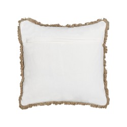 Zestaw 2 poduszek dekoracyjnych PSILOTALES Bawełna 45 x 45 cm Beżowy Wzór kwiatowy Zestaw 2 poduszek dekoracyjnych PSILOTALES Bawełna 45 x 45 cm Beżowy Wzór kwiatowy