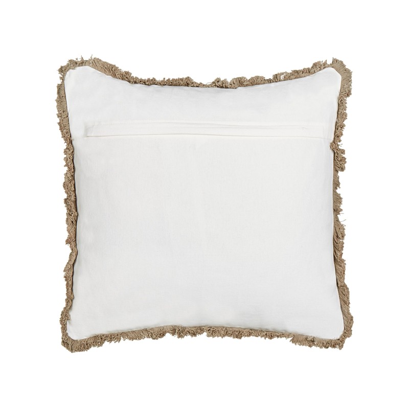 Zestaw 2 poduszek dekoracyjnych PSILOTALES Bawełna 45 x 45 cm Beżowy Wzór kwiatowy Zestaw 2 poduszek dekoracyjnych PSILOTALES Bawełna 45 x 45 cm Beżowy Wzór kwiatowy
