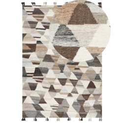 Dywan wełniany kilim 200 x 300 cm wielokolorowy ARGAVAND