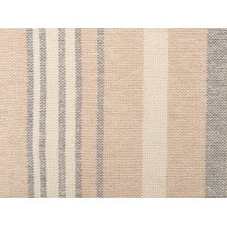 Koc YARSELI Bawełna 130 x 170 cm Beżowy Koc YARSELI Bawełna 130 x 170 cm Beżowy