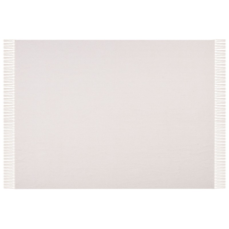 Koc YARSA Bawełna 125 x 150 cm Beżowy Koc YARSA Bawełna 125 x 150 cm Beżowy