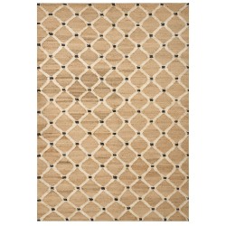 Dywan z juty 160 x 230 cm beżowy KALEKOY Dywan z juty 160 x 230 cm beżowy KALEKOY