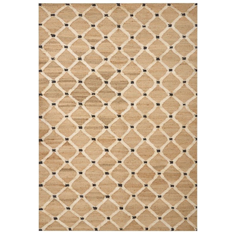 Dywan z juty 160 x 230 cm beżowy KALEKOY Dywan z juty 160 x 230 cm beżowy KALEKOY