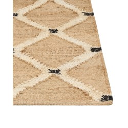 Dywan z juty 160 x 230 cm beżowy KALEKOY Dywan z juty 160 x 230 cm beżowy KALEKOY
