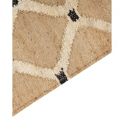 Dywan z juty 160 x 230 cm beżowy KALEKOY Dywan z juty 160 x 230 cm beżowy KALEKOY