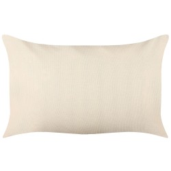 Zestaw 2 poduszek dekoracyjnych ARDISIA Bawełna 40 x 60 cm Jasnobeżowy W paski Zestaw 2 poduszek dekoracyjnych ARDISIA Bawełna 40 x 60 cm Jasnobeżowy W paski