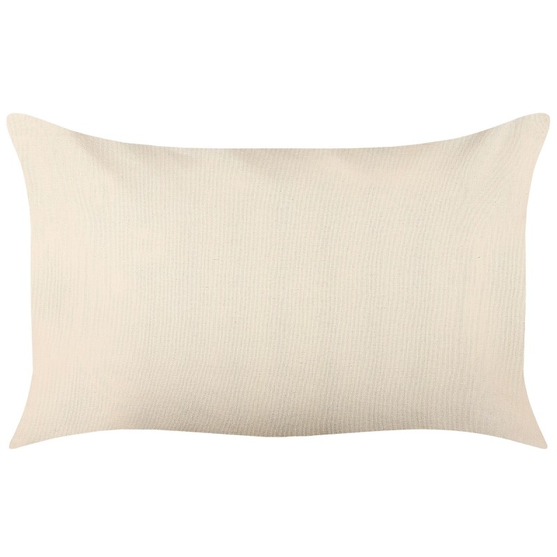 Zestaw 2 poduszek dekoracyjnych ARDISIA Bawełna 40 x 60 cm Jasnobeżowy W paski Zestaw 2 poduszek dekoracyjnych ARDISIA Bawełna 40 x 60 cm Jasnobeżowy W paski
