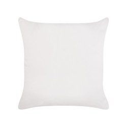 Zestaw 2 poduszek dekoracyjnych MAKNEH Bawełna 45 x 45 cm Biały Jednolity Zestaw 2 poduszek dekoracyjnych MAKNEH Bawełna 45 x 45 cm Biały Jednolity