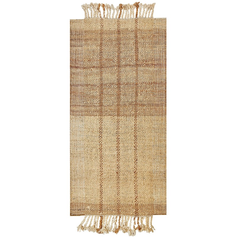 Dywan z juty 80 x 150 cm beżowy KARKIN Dywan z juty 80 x 150 cm beżowy KARKIN