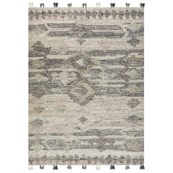 Dywan wełniany kilim 160 x 230 cm szary ARATASHEN Dywan wełniany kilim 160 x 230 cm szary ARATASHEN