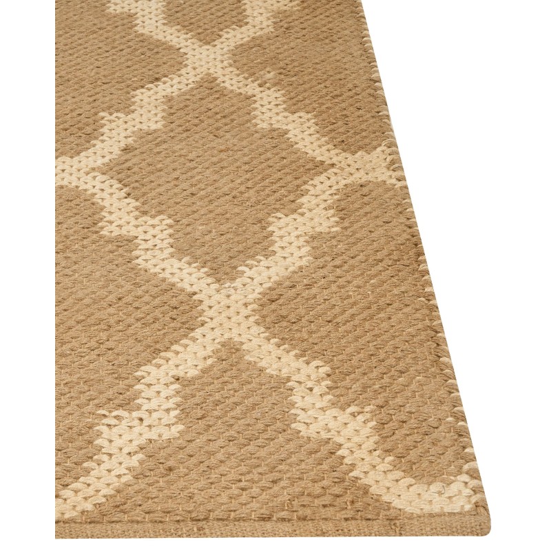 Dywan z juty 160 x 230 cm beżowy MERMER Dywan z juty 160 x 230 cm beżowy MERMER